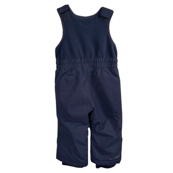 Columbia Bib Snow Pants Toddler 18-24 M Navy Blue Reinforced Omni-Tech - Picture 2 of 4